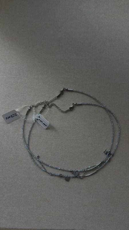 Чокер "ХРУСТАЛЬ 001" silver