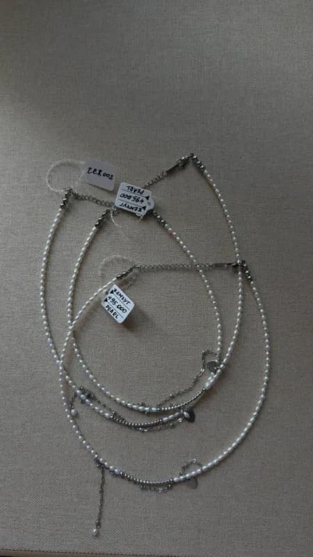 Чокер "PEARL 002" silver
