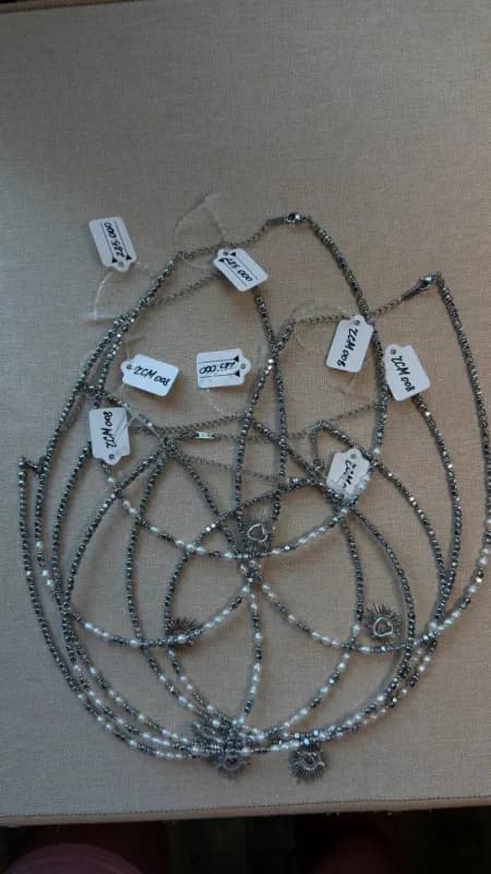 Чокер "MIX 008" silver