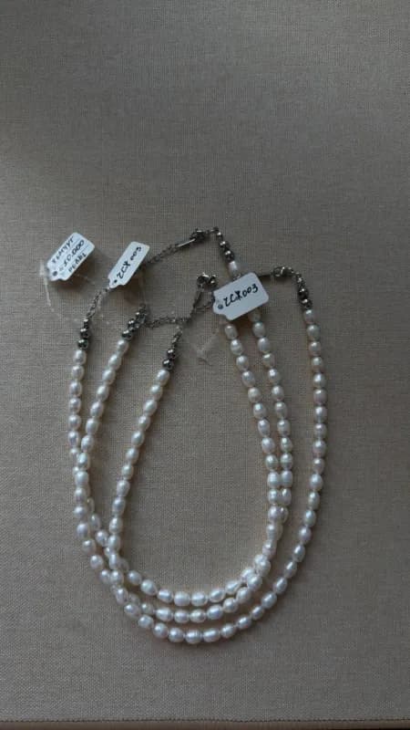 Чокер "PEARL 003" silver