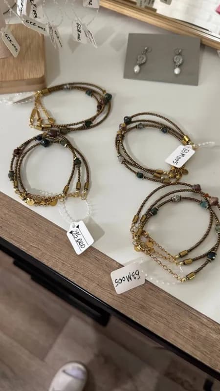 Браслет "МИКС 005" gold тройной